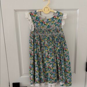 Mini Boden Multicolor Floral Kids Dress (sz 7-8 yrs)